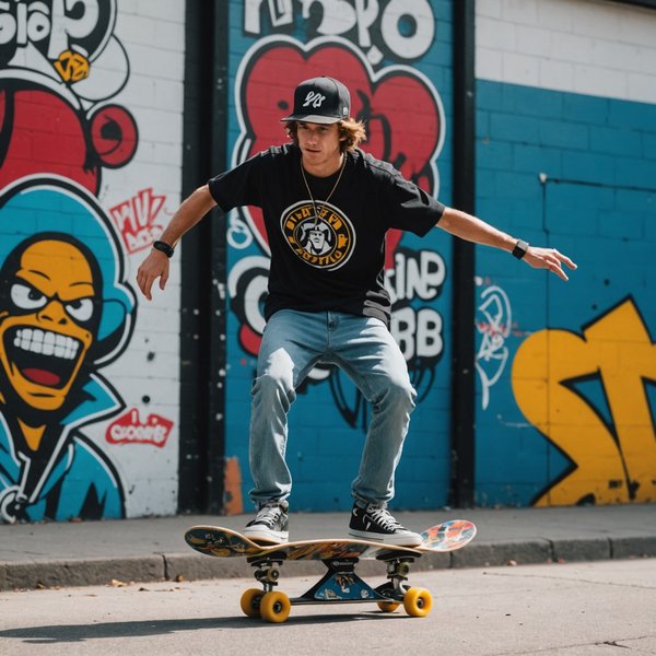 L'influence de la culture pop sur le skateboard : l'art urbain en mouvement
