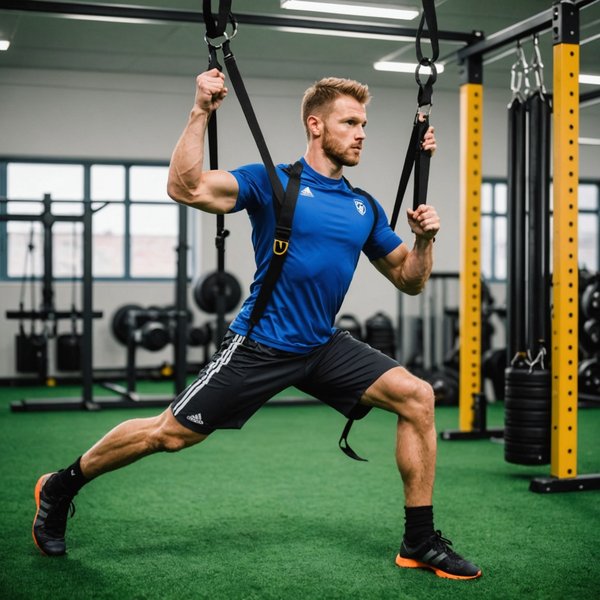 Quels sont les avantages des entraînements en suspension pour la stabilité du tronc chez les joueurs de football?